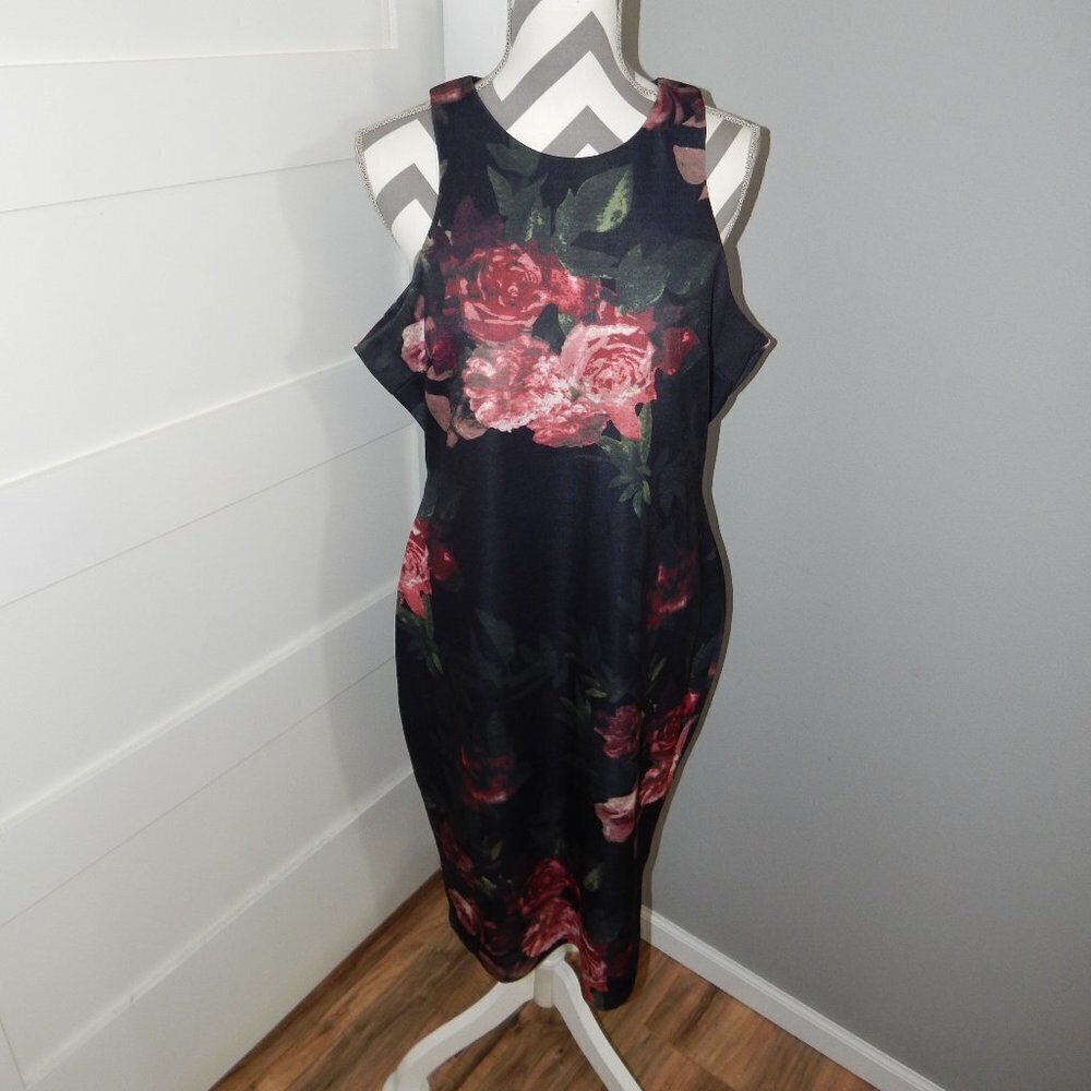 AX Paris Black Floral Dress